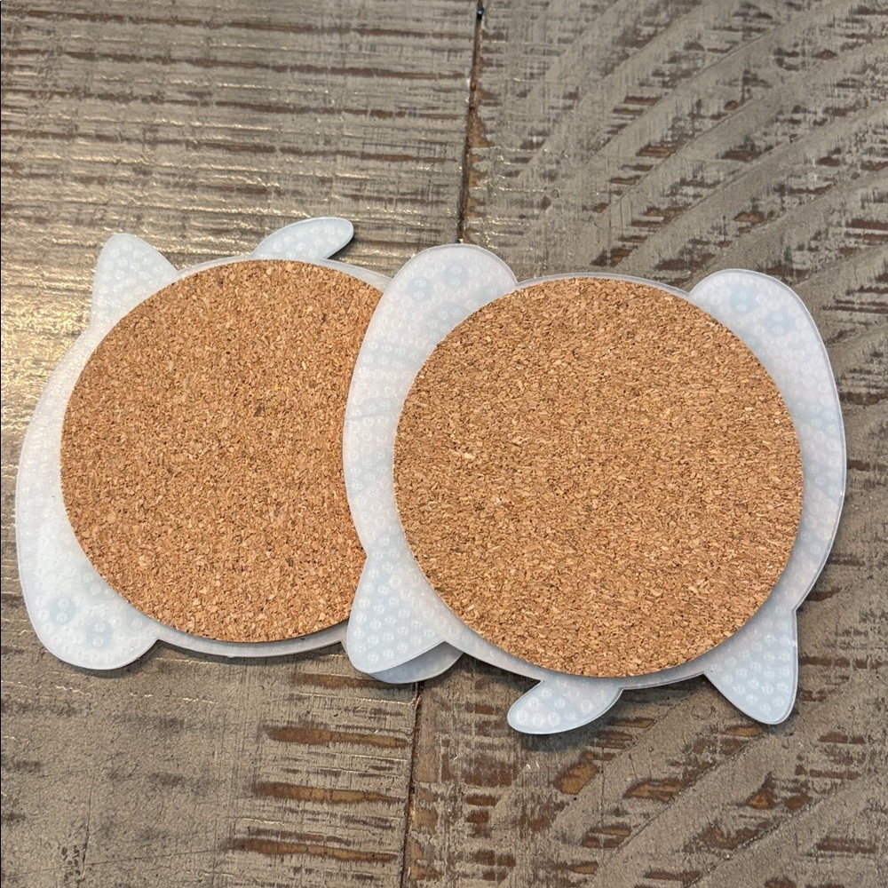 Tan Cat Tail Diamond Art Handmade Coasters - 2 - Picture 4 of 7
